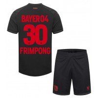 Camisa de time de futebol Bayer Leverkusen Jeremie Frimpong #30 Replicas 1º Equipamento Infantil 2023-24 Manga Curta (+ Calças curtas)